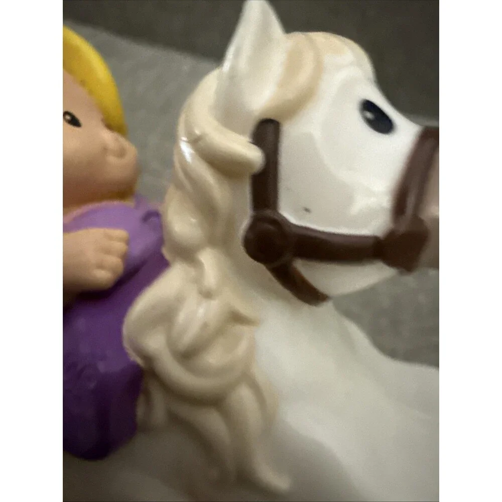 Fisher Price Little People Klip Klop Rapunzel Horse Disney Princess Rare HTF